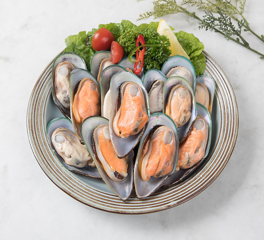 연관상품 Boiled half-shell green mussels